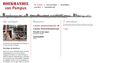 Desktop Screenshot of boekhandelvanpampus.nl